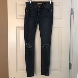 Free People distressed denim